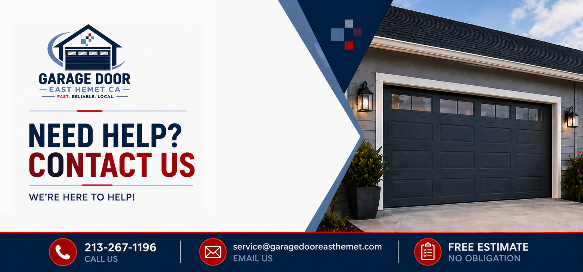 Garage door East Hemet CA