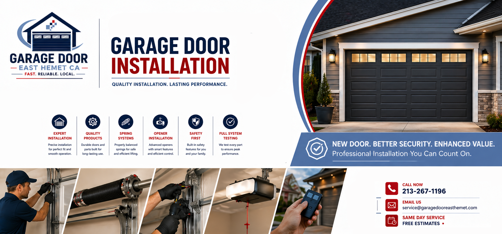 Garage door East Hemet CA