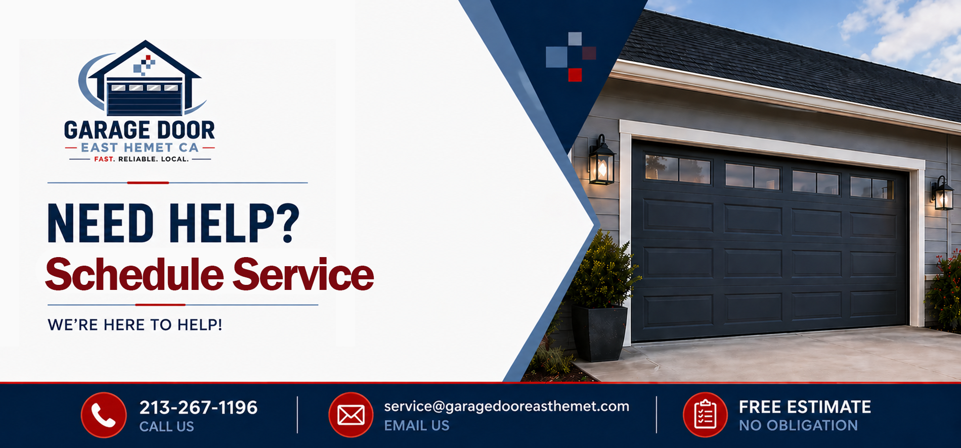 Garage door East Hemet CA